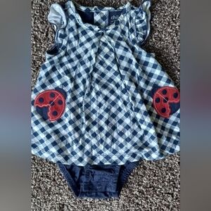 Dress 3-6 month blue